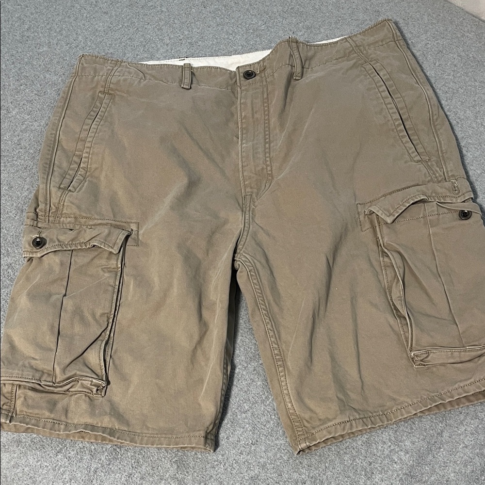 Levis Cargo Shorts Mens 36 Khaki Skater White Tag Cotton